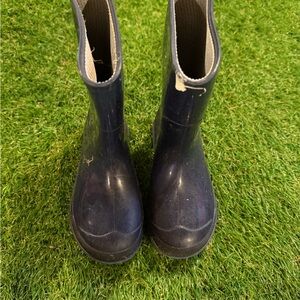 Dark Blue Rain Boots